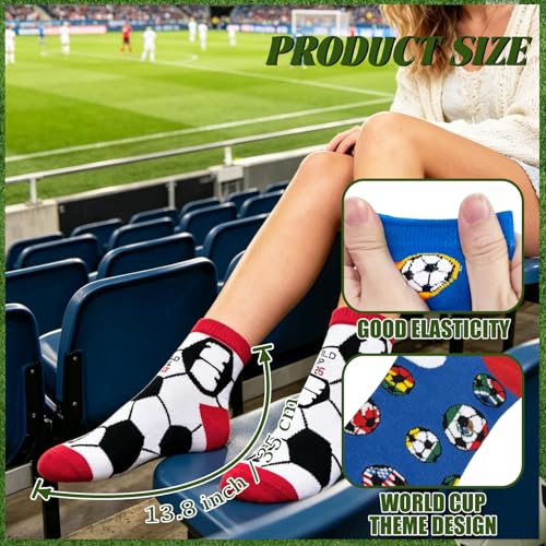 Image of 6 Pairs Ankle Socks for Women Men Novelty Gifts For Women Halloween Christmas Festival Birthday Gift