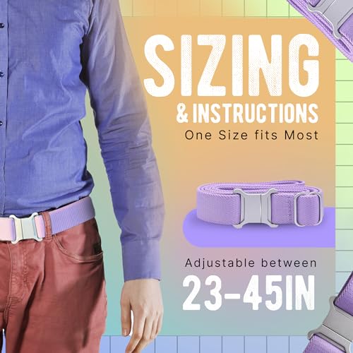 Braxley Wonder Belt | Magnetic Aluminum Buckle Adjustable Lightweight Belt For Men & Women | Machine Washable4