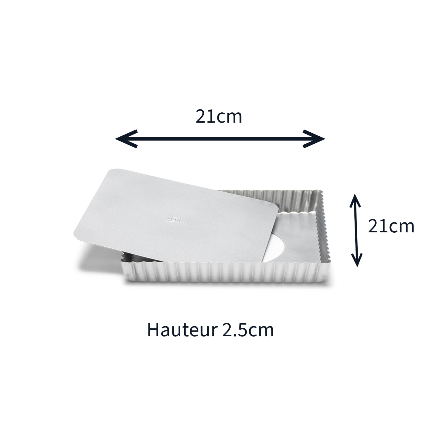 Patisse Verstelbare Bakplaat Silver-Top Geperforeerd 38x35cm