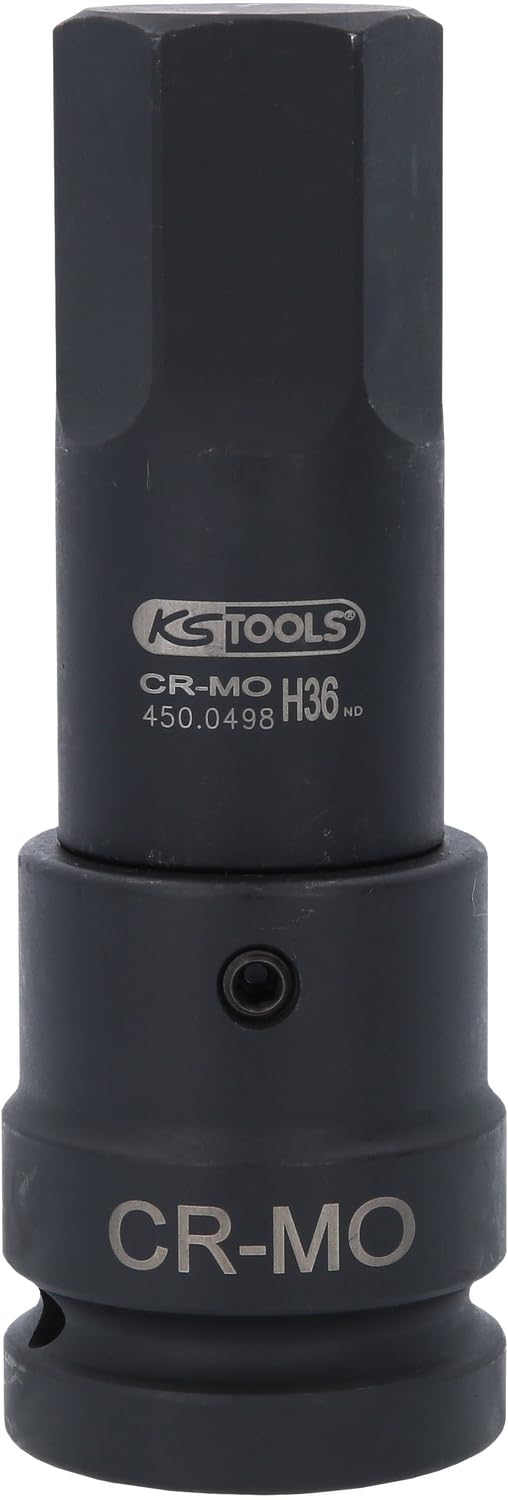 KS TOOLS douille à embout de force 1" à six pans creux, longue, 36 mm