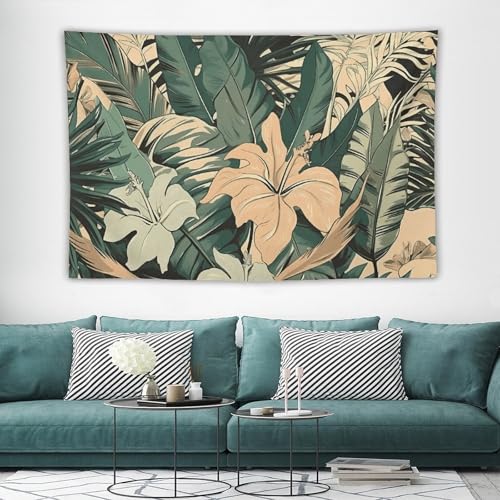 Tapisserie murale esthétique grand format en textile doux et résistant