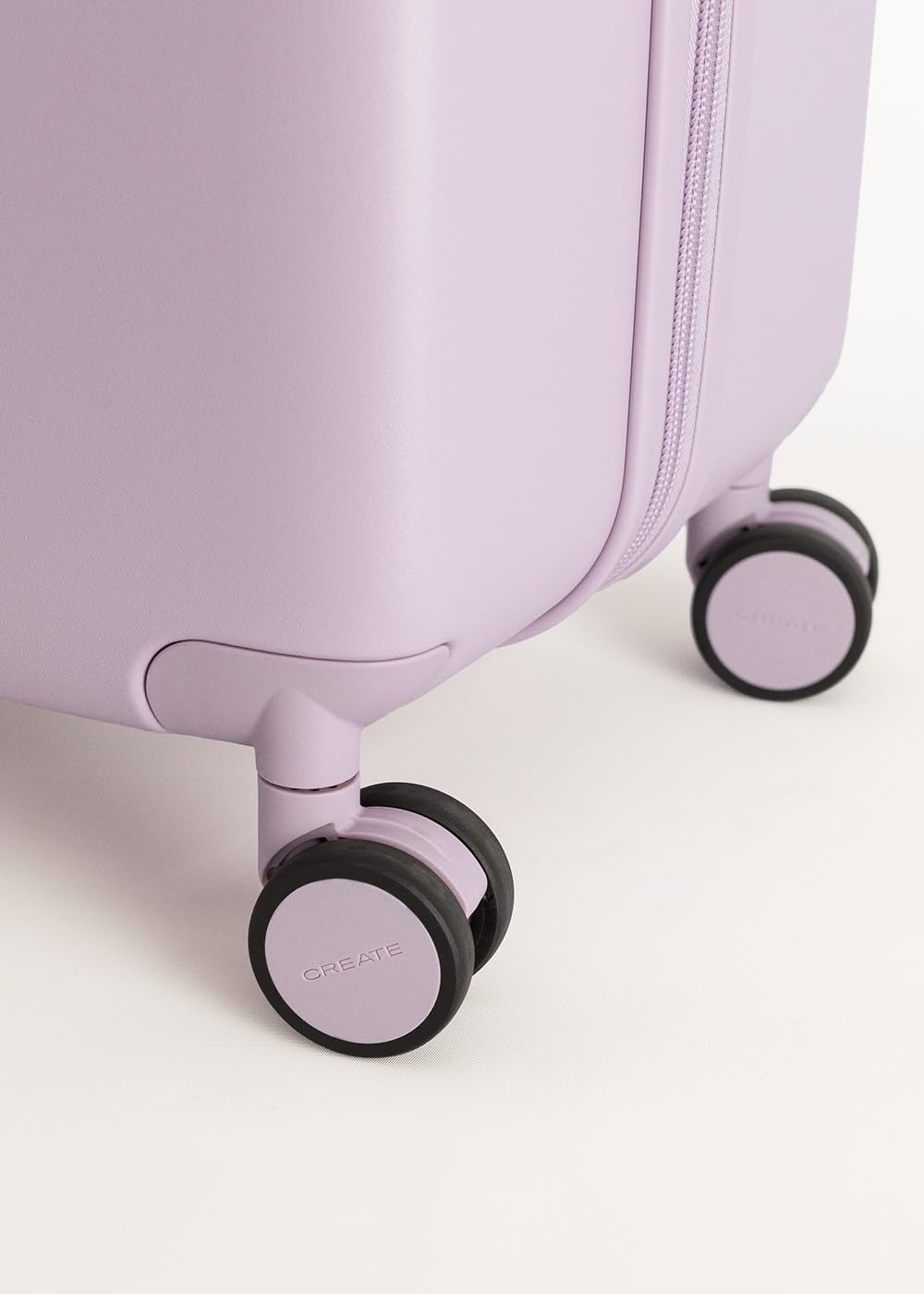 CREATE / Luggage Studio/Faltbarer Polykarbonat-Hartschalenkoffer Violett / 39x23x54cm / TSA-Vorhängeschloss, 4 multidirektionale Doppelrollen, Innenorganizer, Starke und langlebige Materialien