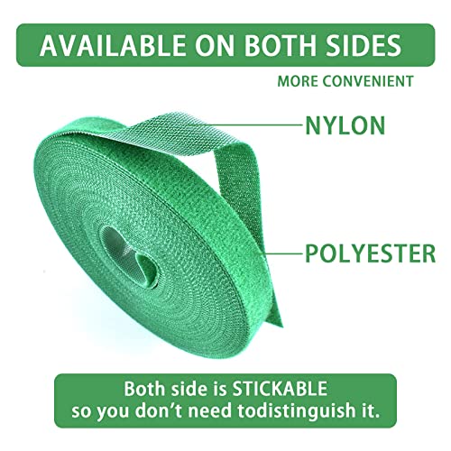 Green Garden Ties For Climbing Plants - 32.8Ft ×1/2 Inch, 3 Rolls Stretch Plant Ties, Cut-To-Length Reusable And Adjustable Garden Twine & Twist Ties Plant Supports For Effective Growing Strong #TOP4