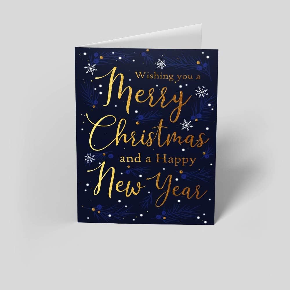 Christmas Dreams - Christmas Cards | 25 Signature Greeting Cards with Your Custom Message and Envelopes | Printed in the USA