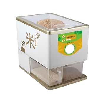 精米機 Amazon | 家庭用精米機 ホワイト 幅20×高さ23.8×奥行27.4cm 日本