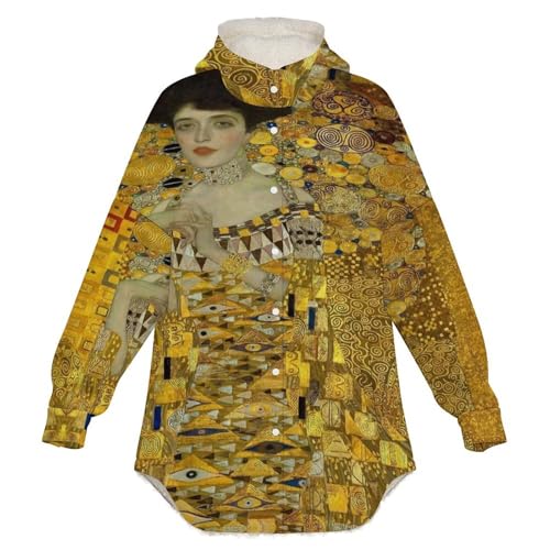 Manteau en peluche sherpa femme jaune doré pour sorties hivernales et cocooning
