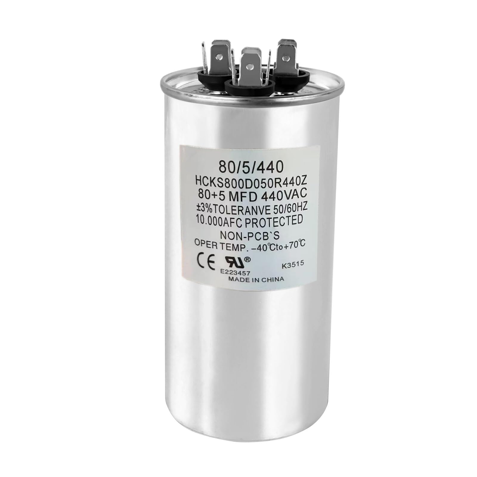 QUCpona HCKS800D050R440Z 27L1067 27L651 80+5 MFD 80uF ±3