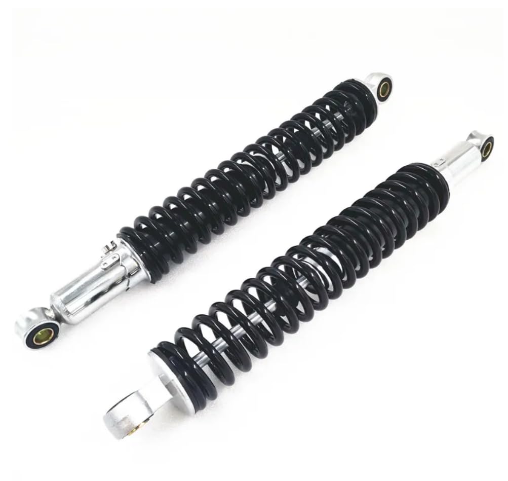 400mm 15.75 Cal 7mm Wiosna Uniwersalny Powietrza Amortyzator Dla Motocykl Tylne Zawieszenie ATV Quad Skuter Dirt Bike Dla XJR400 SR400 SR500 GSX400 Noire