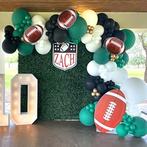 Football Balloon Arch Kit，130Pcs ...