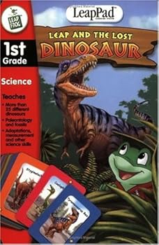 Toy LeapFrog LeapPad Educational Book: Leap and the Lost Dinosaur with Interactive Cards Book