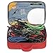 Heavy Duty Bungee Cords with Hooks Proudly Made by SUPER SMITHEE 27 Piece Securing Straps for Luggage Durable Metal Clip Fasteners with Robust Tie Down Fiber
