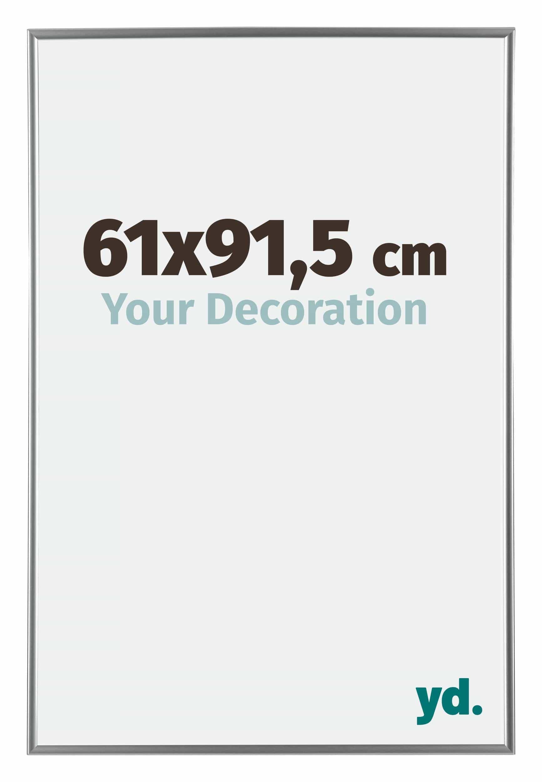 Your Decoration - Picture Frame 61x91,5 cm - Silver High Gloss - Decorative Wall Frame in Plastic with Antireflection - Frame 61x91,5 - Evry — image 1