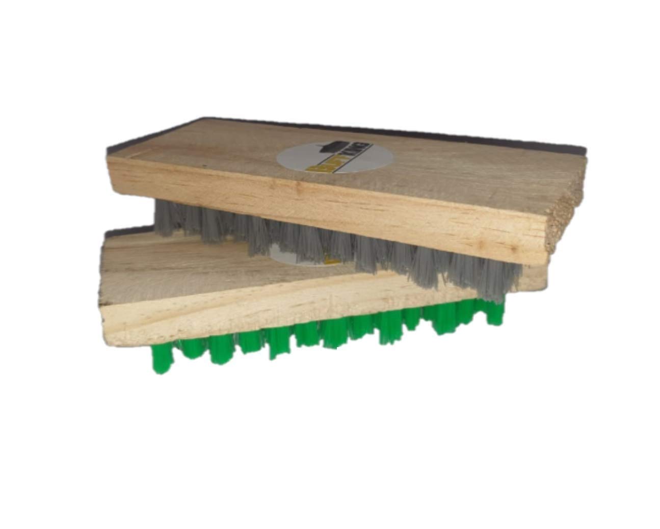 BUFFKING Cloth/General Cleaning Wooden Brush - 2 Pcs : Soft & Hard Bristle (B088X3S9JC) Amazon Price History, Amazon Price Tracker