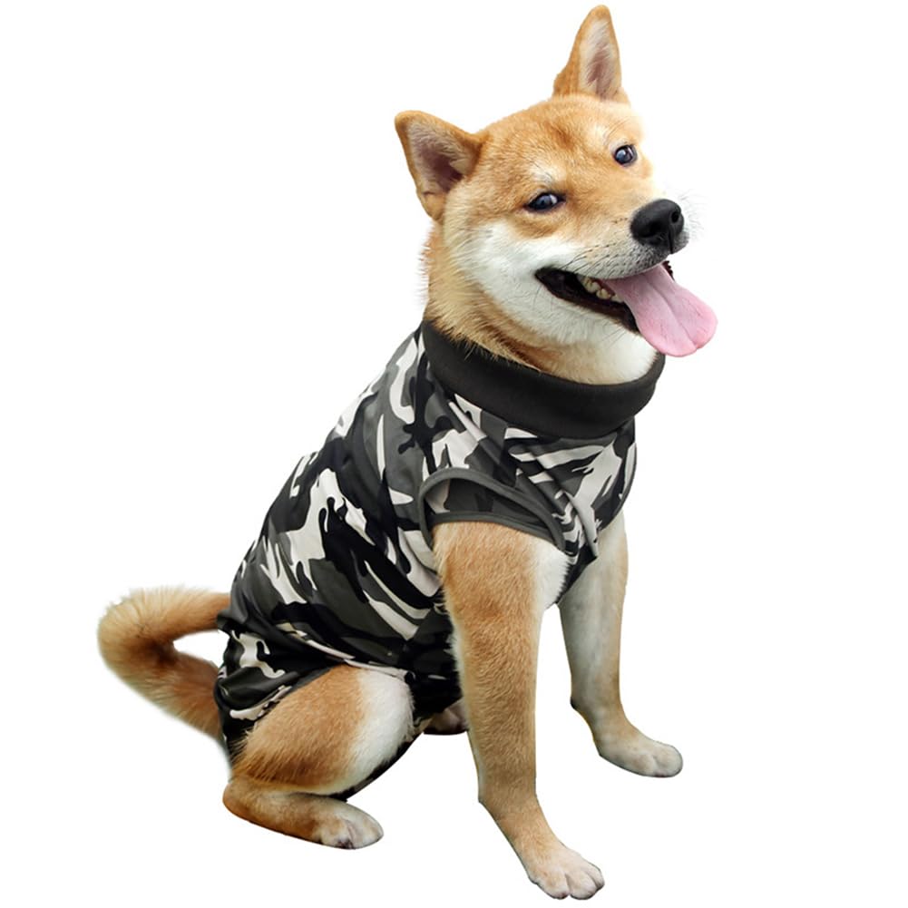 Dog Surgery Recovery Suit, Medical Pet Shirt, After Surgery Dog Cat Recovery Onesie (X-Large, Camouflage) - Image 4