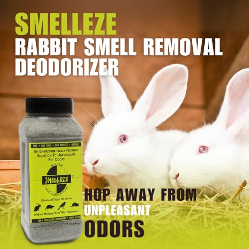 Image of SMELLEZE Natural Rabbit Odor Eliminator Deodorizer: 2 lb. Granules Removes Urine & Poop Stench