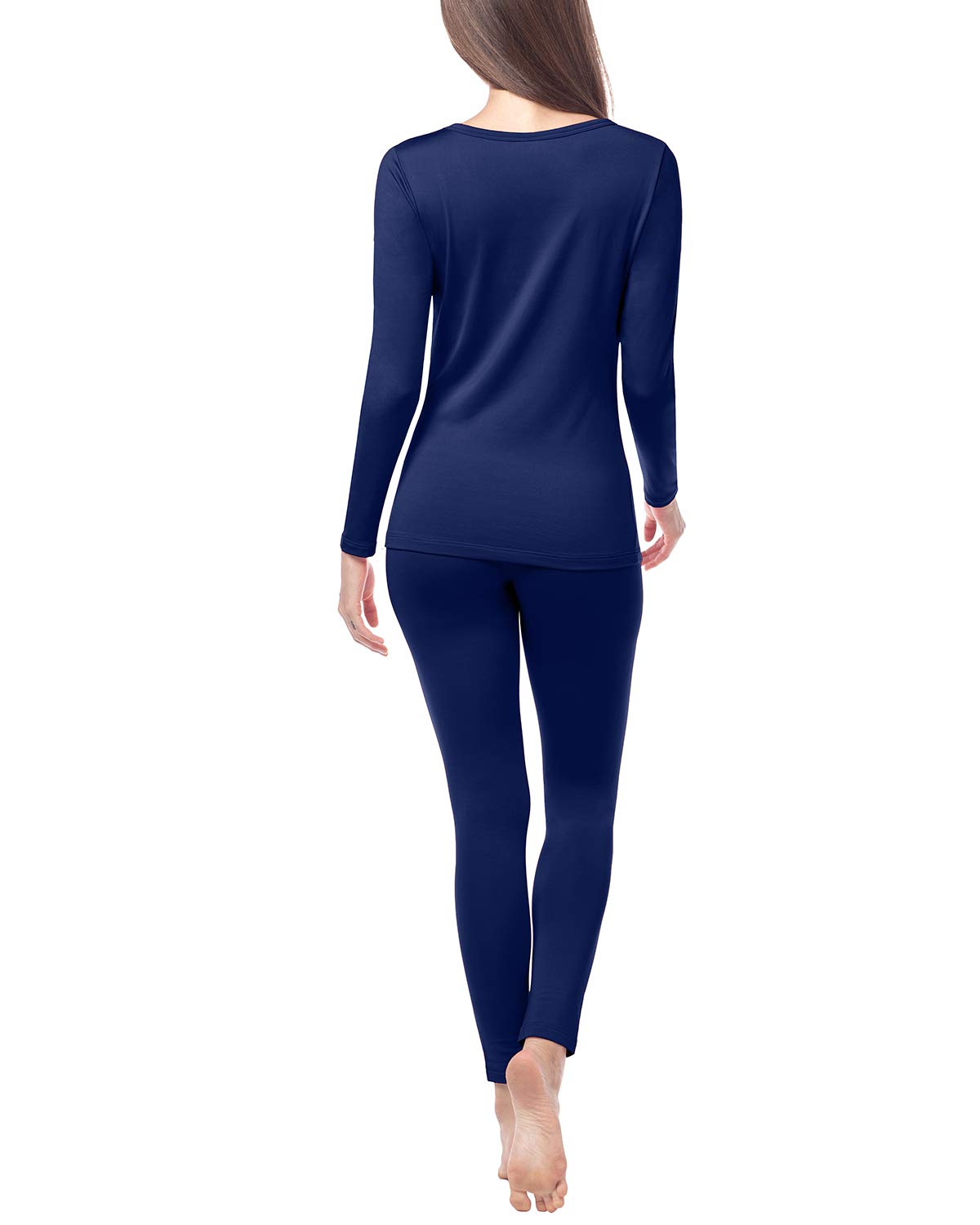 LAPASA Completo Termico Donna Fodera in Micropile Calore Base L17 - Abbigliamento Intimo Invernale Maglietta Pantaloni Calzamaglia Tuta Sci Trekking