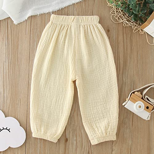 Moonker Toddler Boys Girls Baggy Sweatpants Loose Wide Leg Elsatic Waist Casual Blomer Trousers Summer Teen Girl2