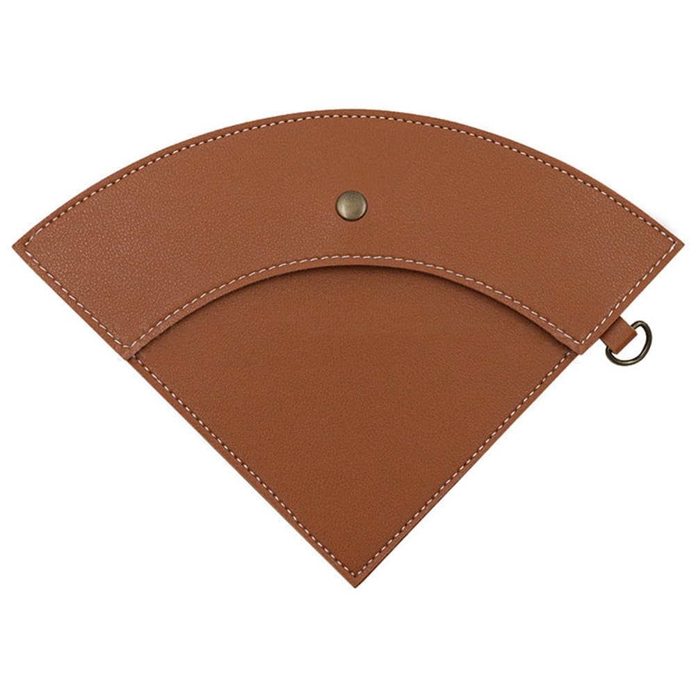 CTRLZS PU Leather Coffee Filter Paper Storage Bag for Coffee Dripper Waterproof Coffee Filters Holder Pouch Camping Supplies,A