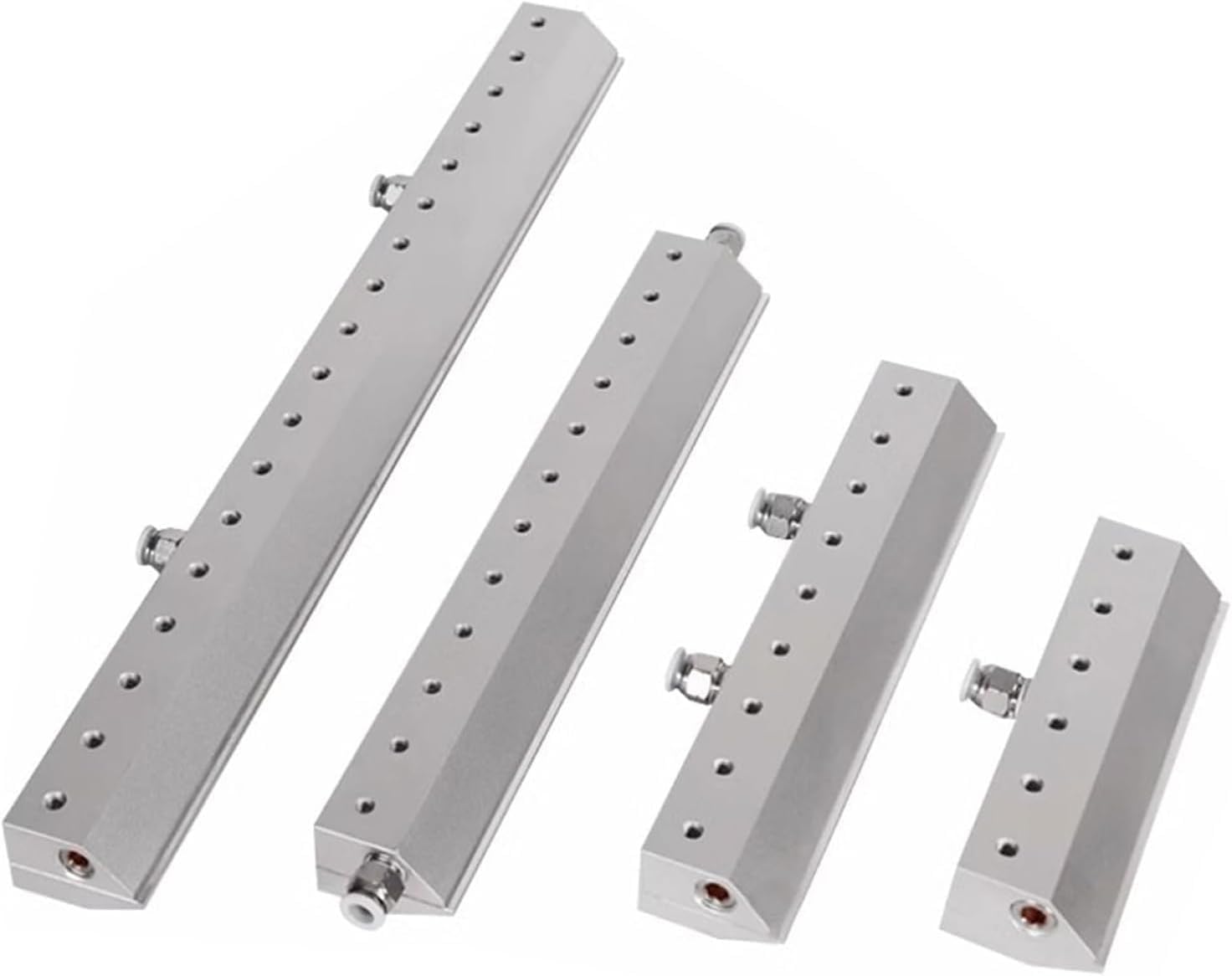 Soffiatore a lama d'aria, lama per rimozione polvere in lega di alluminio resistente con interfaccia filettatura da 1/4" per uso industriale con compressore d'aria