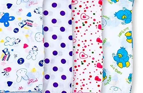 Image of TS LAVI TAVI New Born Baby Clothes Set 0-3 Months - Soft, Breathable, and Multicolor Newborn Clothing Pack of 4