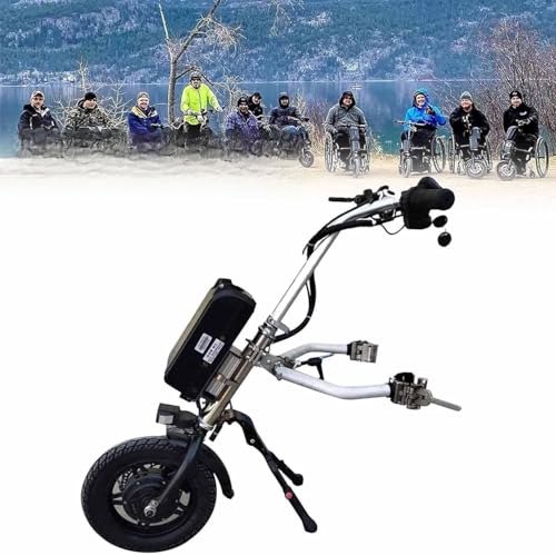 Kit de fijación para silla de ruedas de mano eléctrica con amortiguación, tweeter, motor y dispositivo de tracción de 3 velocidades.,B-17AH