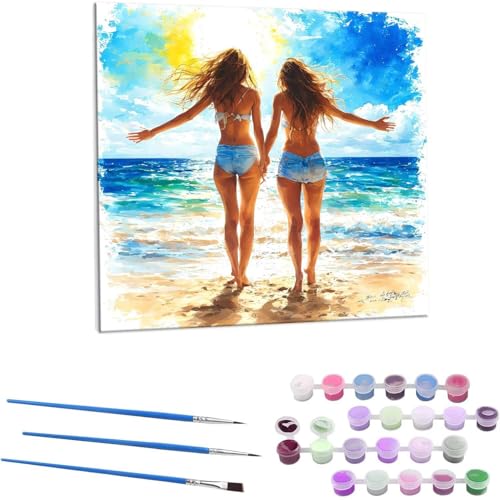 l̏ G Paint by Numbers hG Lbg l ʂ肦 lphGLoXNtg  LoXA[g uVƃANG̋, ItBX CeA rO, ւ̃Mtg 30x30cm (t[