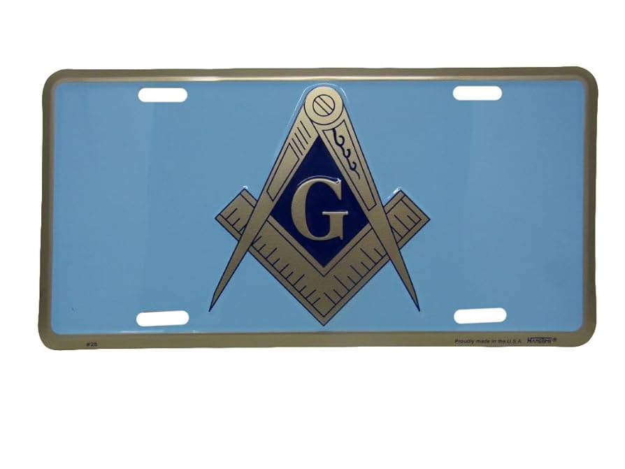 本物 フリーメイソン ライセンスプレート ミシシッピグランドロッジ 本物 フリーメイソン ライセンスプレート ミシシッピグランド
