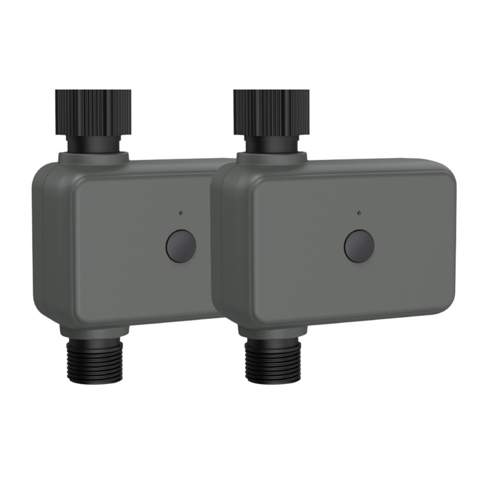 Bluetooth Garden Watering Timers Smart Drip Irrigation Rain Delay Programmable Controller Tuya Automatic Valve Voice Water Conservation(2 Pcs)