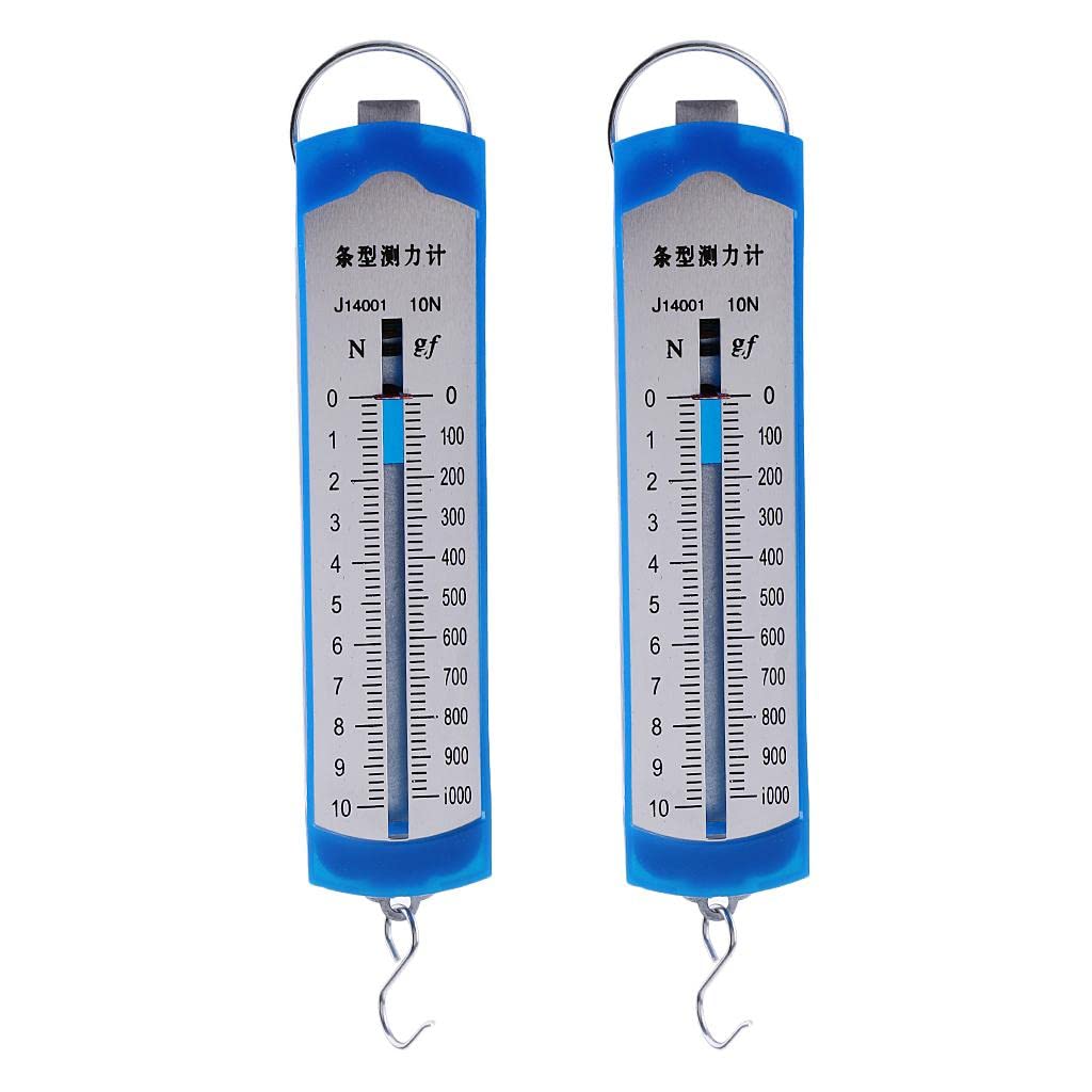 2Pcs Force Newton Meter Dynamometer Spring Balance Physics Lab Experiment-picture-24