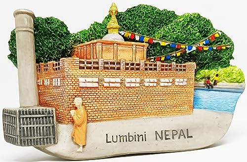 Image of Lumbini Fridge Magnet - TSC 4202