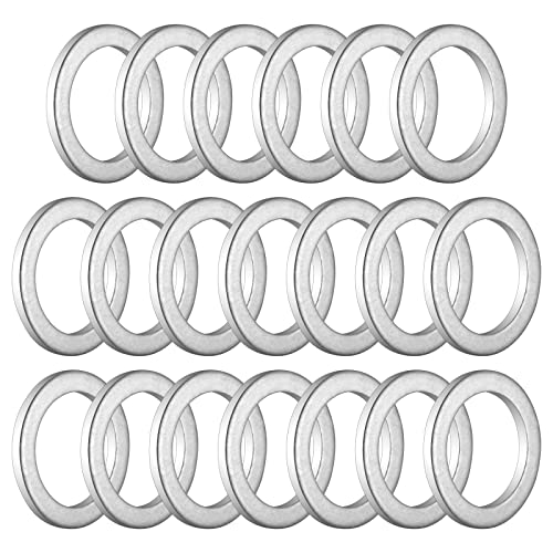 Image of 20 PCS Transmission Drain Plug Washers for Hon da - Transmission Fluid Drain Plug Crush Washer for Hon da Accord CR-V CR-Z Civic Pilot Element Odyssey Ridgeline, Replace 90471-PX4-000, 90471PX4000