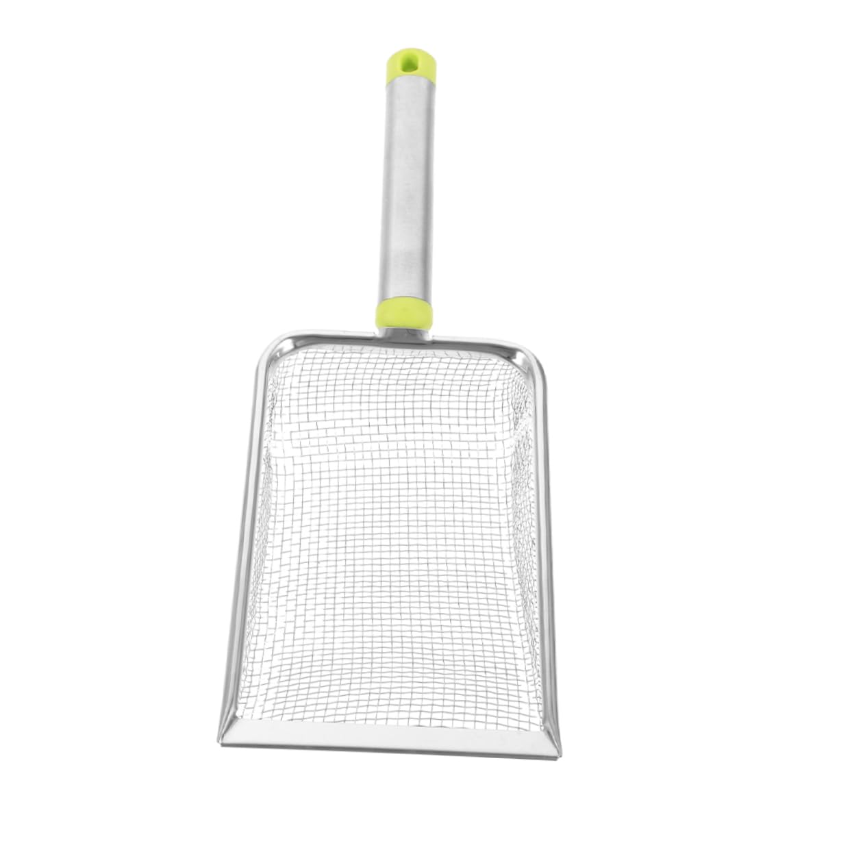 COLLBATH 5pezzi Rastrellino per Lettiera per Gatti Acciaio Inossidabile con Manico Ergonomico e Filtro Maglia Fine per Pulizia Veloce e Facile della Lettiera Accessorio per Amici Zampe