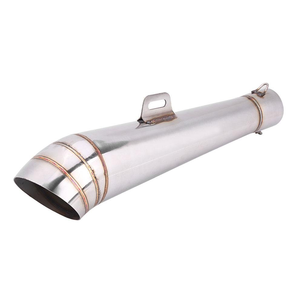 Silenciador de Escape, tubo de silenciador de escape de la motocicleta Tubo de escape universal Silenciador Punta de tubo de escape para modelos de 51mm/2p