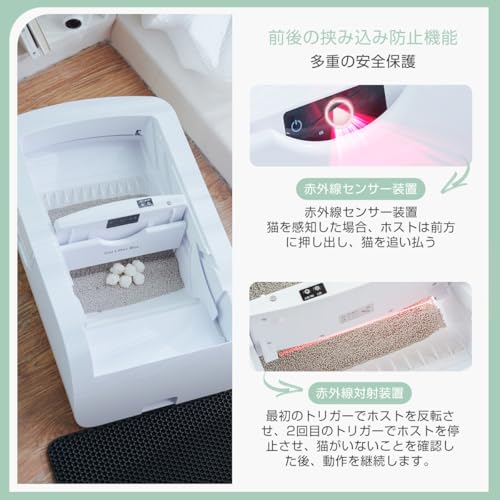 Gulcircle 自動猫トイレ 大型 CB3W-New の商品画像 2