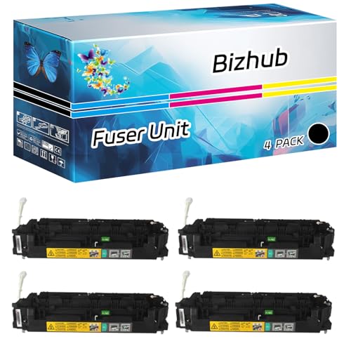 TONERC Bizhub 283(110V) Fuser Unit Compatible for Konica Minolta Bizhub 283 363 423 Printers, High Yield 300000 Pages, with Chip High-Definition Printing (4 Pack Black)