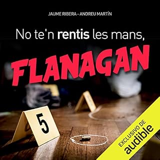 Diseño de la portada del título No te'n rentis les mans Flanagan