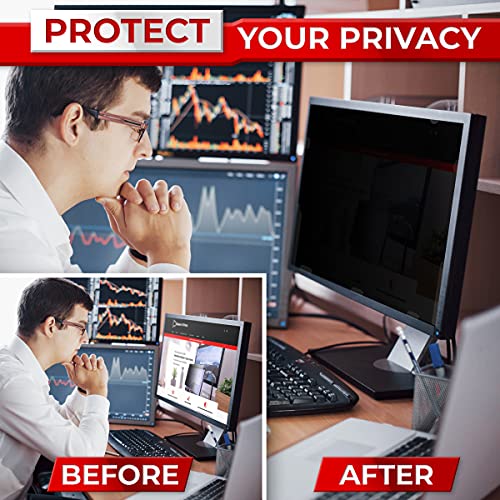 Sightpro 24 Inch Computer Privacy Screen Filter For 16:9 Widescreen Monitor - Privacy Shield And Anti-Glare Protector #TOP6