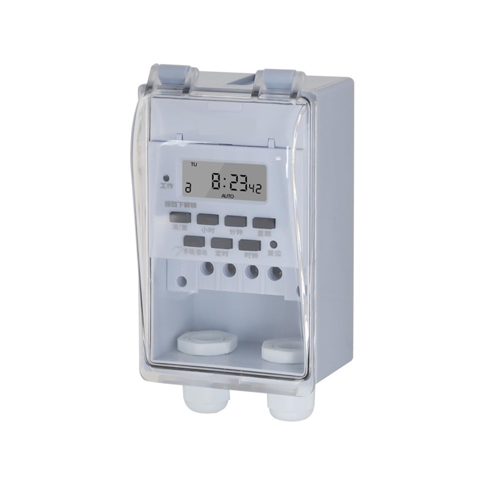 Interruptor controlado por tiempo de 220V para evitar luces encendidas en el portal