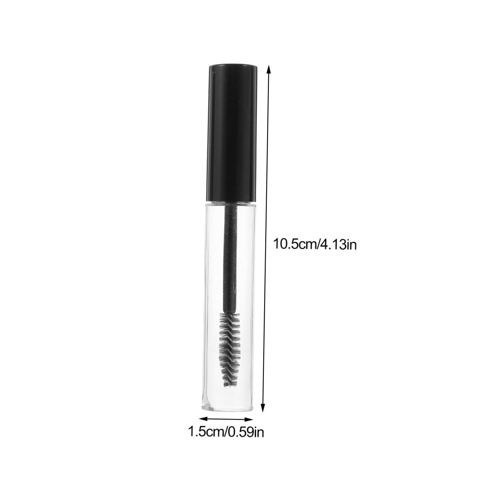 Healvian 6ensembles Tubes Vides Transparent Pour Mascara Et Gloss à Lèvres De Contenants Rechargeables Avec Applicateur Pour Cosmétiques