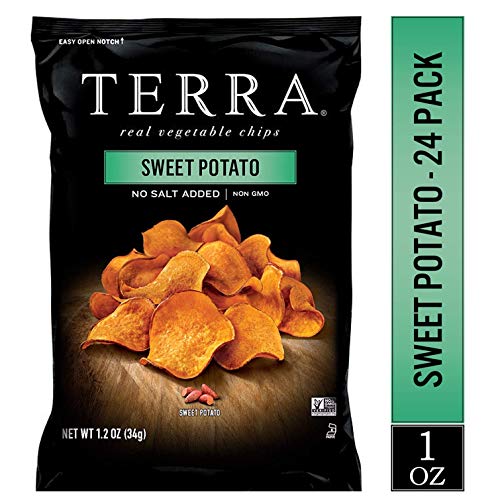 TERRA Sweet Potato Chips, No Salt Added, 1.2 oz. (Pack of 24) - //coolthings.us