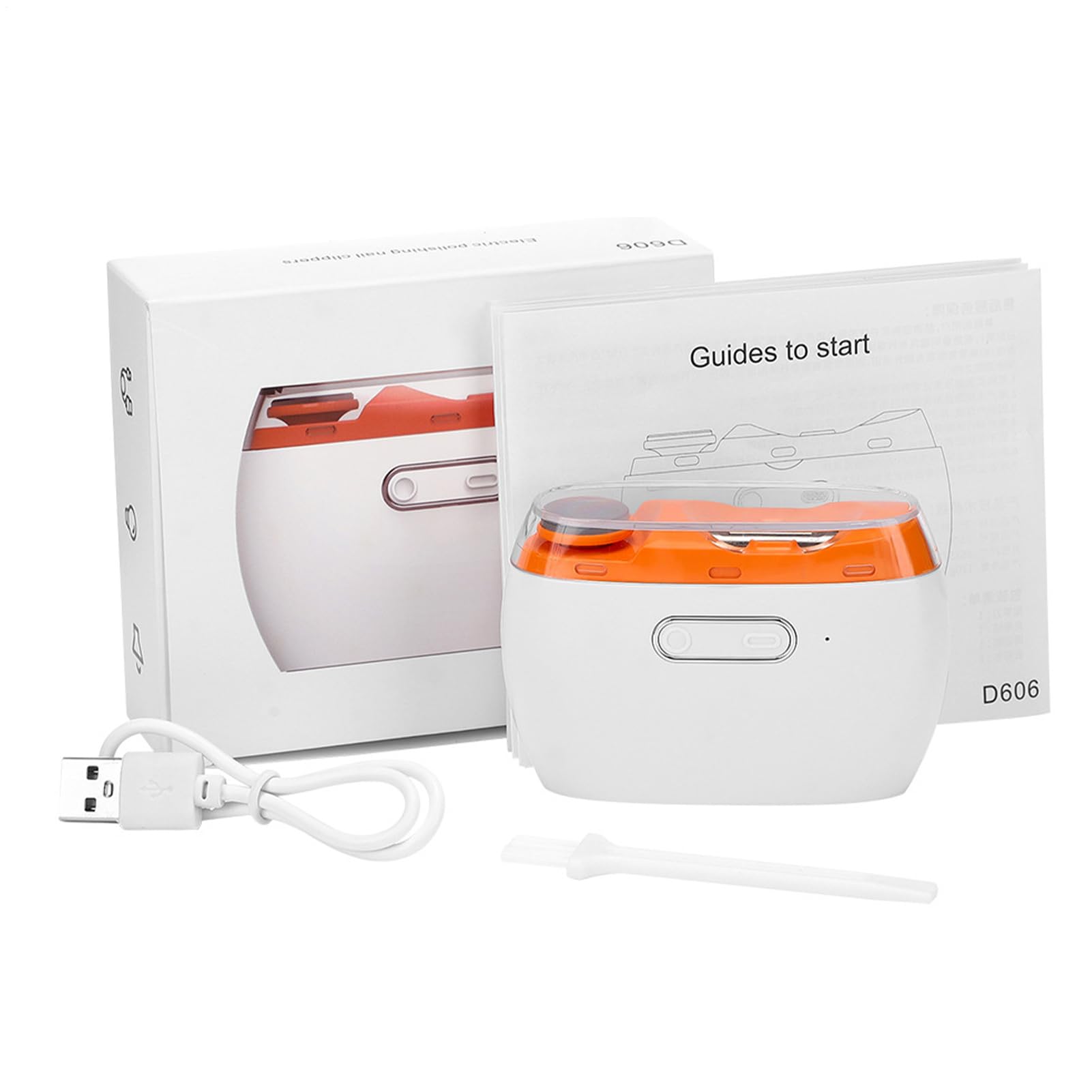Cortauñas Automático Herramienta de Manicura Recargable | Cortauñas Eléctrico para Personas Mayores Para Casa, Salón, Viaje, Dormitorio, Viaje por Carretera, Desplazamientos y