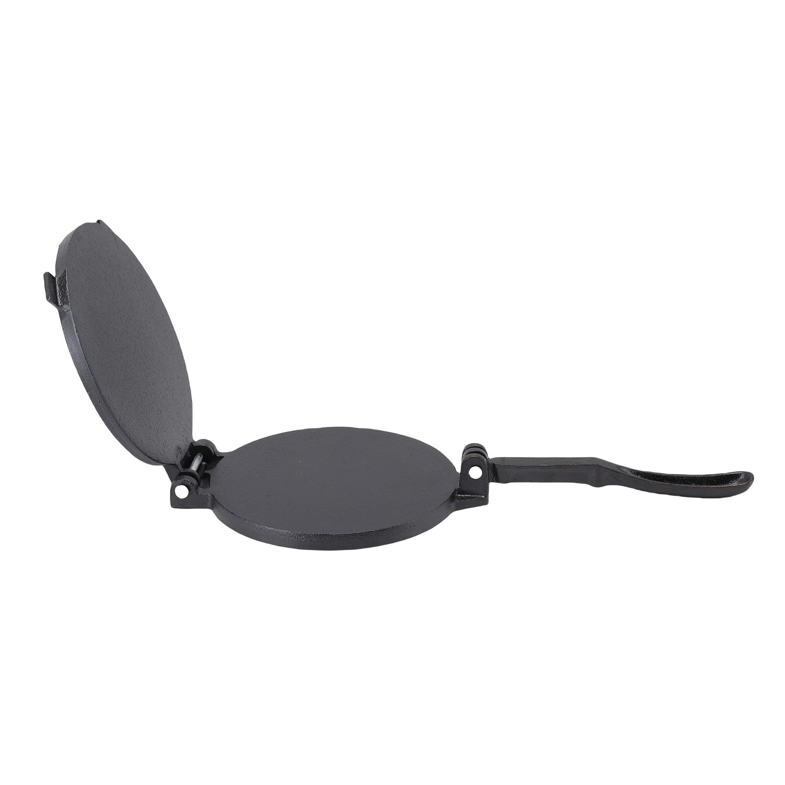 LiebeWH Tortilla-Presse, 7,3 Zoll, Gusseisen, Manueller Tortilla-Maker, Robuste Pfannkuchenpresse für Zuhause, Küche, Camping, Flache Teigpresse für Quesadilla-Mehl, Kochen, Familien-Grillpartys