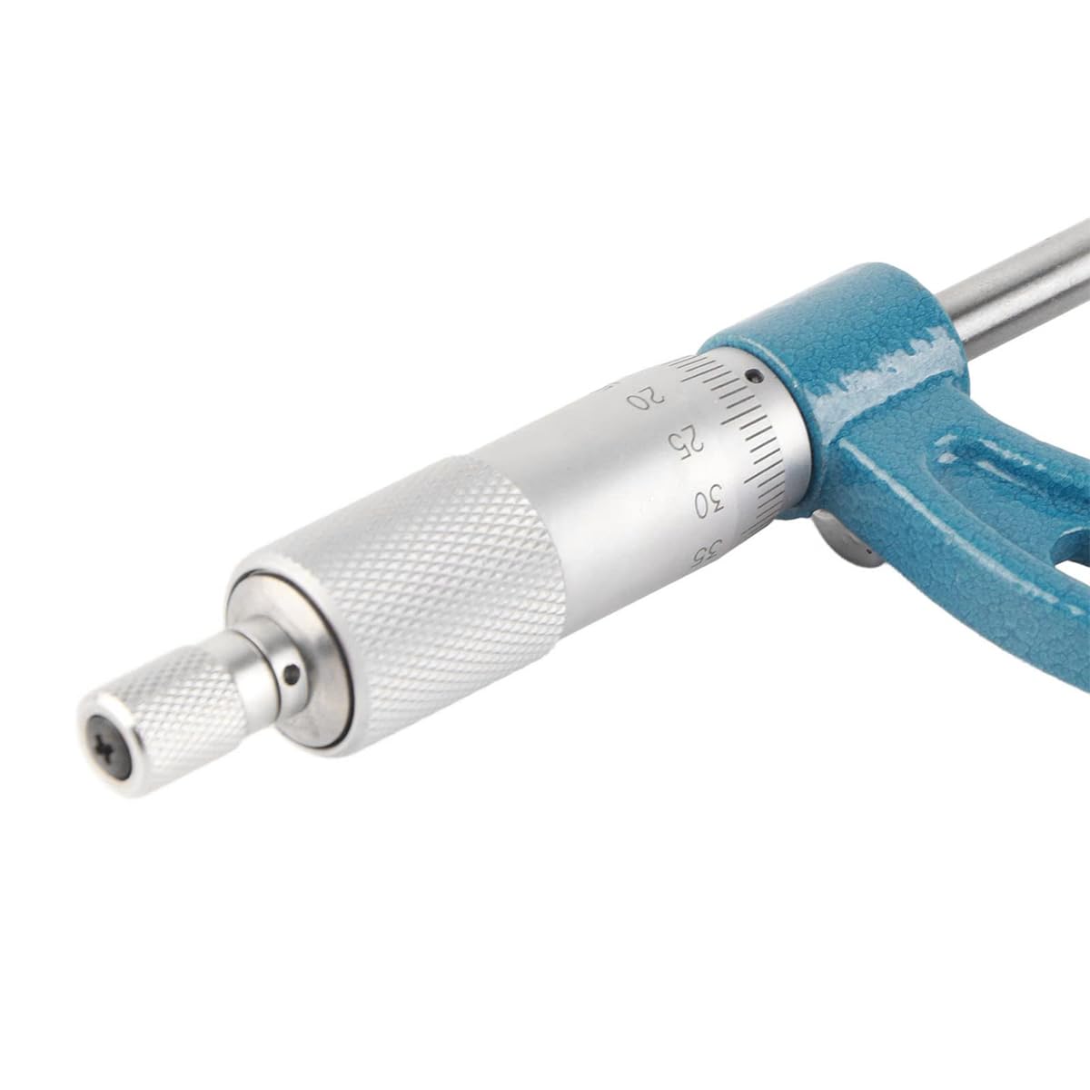Micromètre extérieur 25-50 mm Micromètre Externe de Haute précision Outil de Mesure d'épaisseur en Acier Inoxydable Précision de 0,01 mm avec clé et boîte en Plastique
