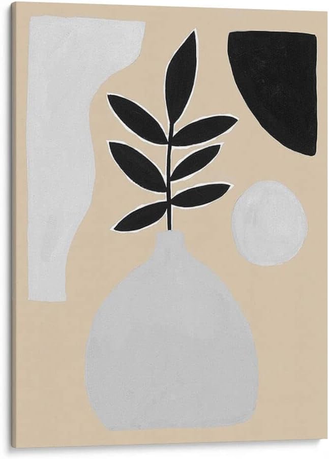 Minimalist framed wall art for aesthetic bedroom decor