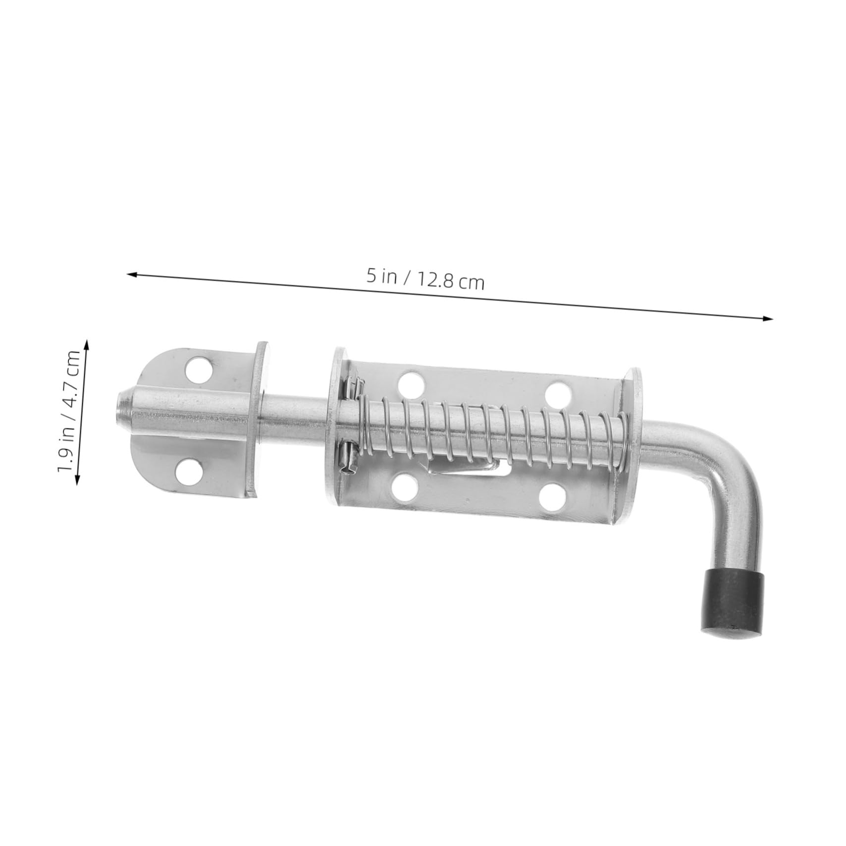 Holibanna 4 Stück Teiliges Federriegel Türschloss Diebstahlsicherer Federstift Schrankriegel für Tore Garagen Container Anhänger Vielseitig Einsetzbar Universelle Passform