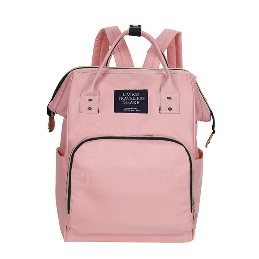 JXGSGOGO Diaper Bag Multifunction Travel Backpack Waterproof Large Capacity Handbag Pink