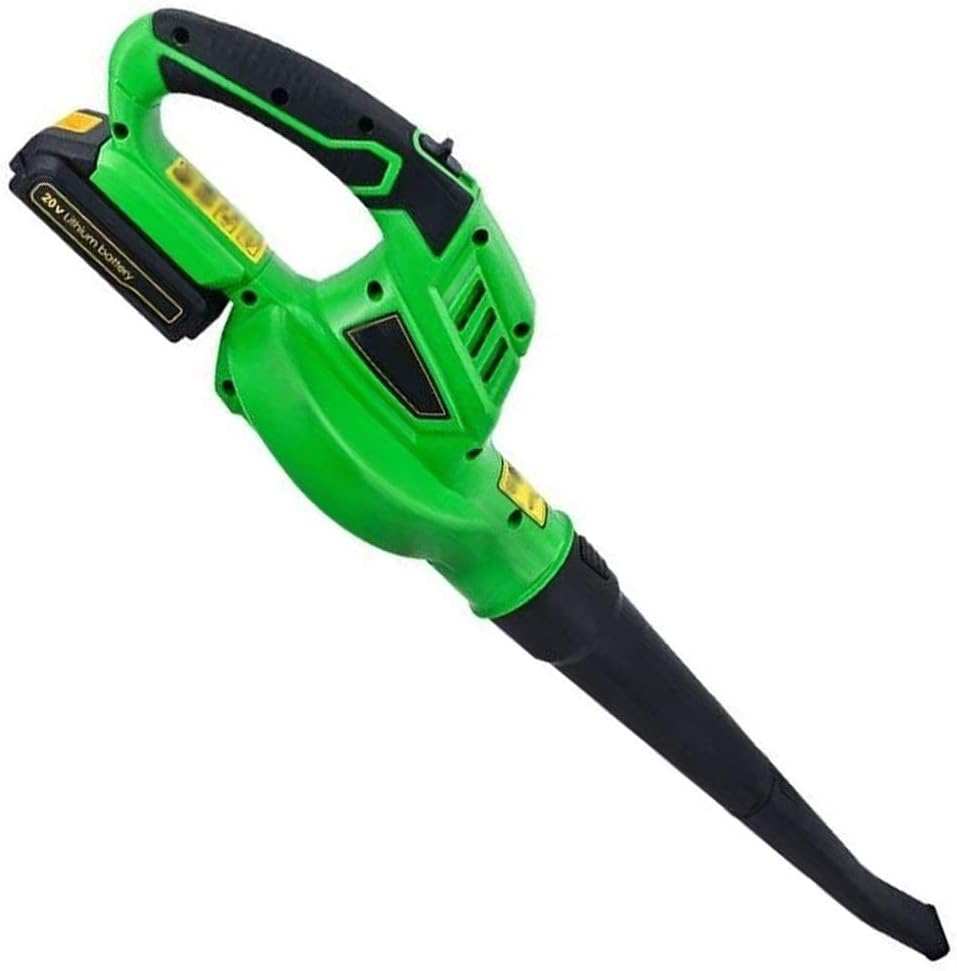 Convenient Cordless Leaf Blower, with 2.0Ah Battery and Fast Charger for Blowing Sucking Car Leaf Clearing Dust & Small Trash Hard to Clean Corner (Size : Battery2) ()