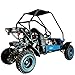 Venom Ultimate 125CC Premium 2-Seater Go Kart GK-6125B – Automatic with Reverse, LED Headlights, Safety Speed Governor, Kids & Adults Off-Road Buggy (Blue)