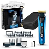 cortapelos rowenta carrefour Barbero de gran versatilidad que permite cortar, perfilar y rasurar* para conseguir un estilo muy personalizado; incluye cinco peines (1-2-3-5-6 mm) y cuchilla especial para barba de 32 mm con ajuste 0.5 mm y 2 peines ajustables