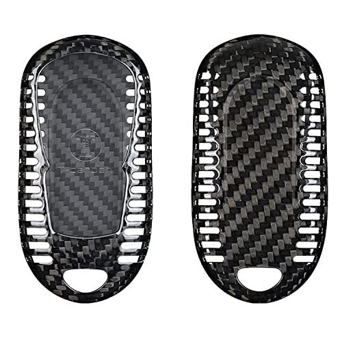 Coque de clé Buick GL8 en carbone véritable noir - Un cadeau idéal pour passionné auto - 6